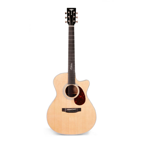 Tyma TG-15 Grand Auditorium Acoustic Guitar | All-Solid Sitka Spruce Top & Solid Mahogany B&S | MaxStrata®