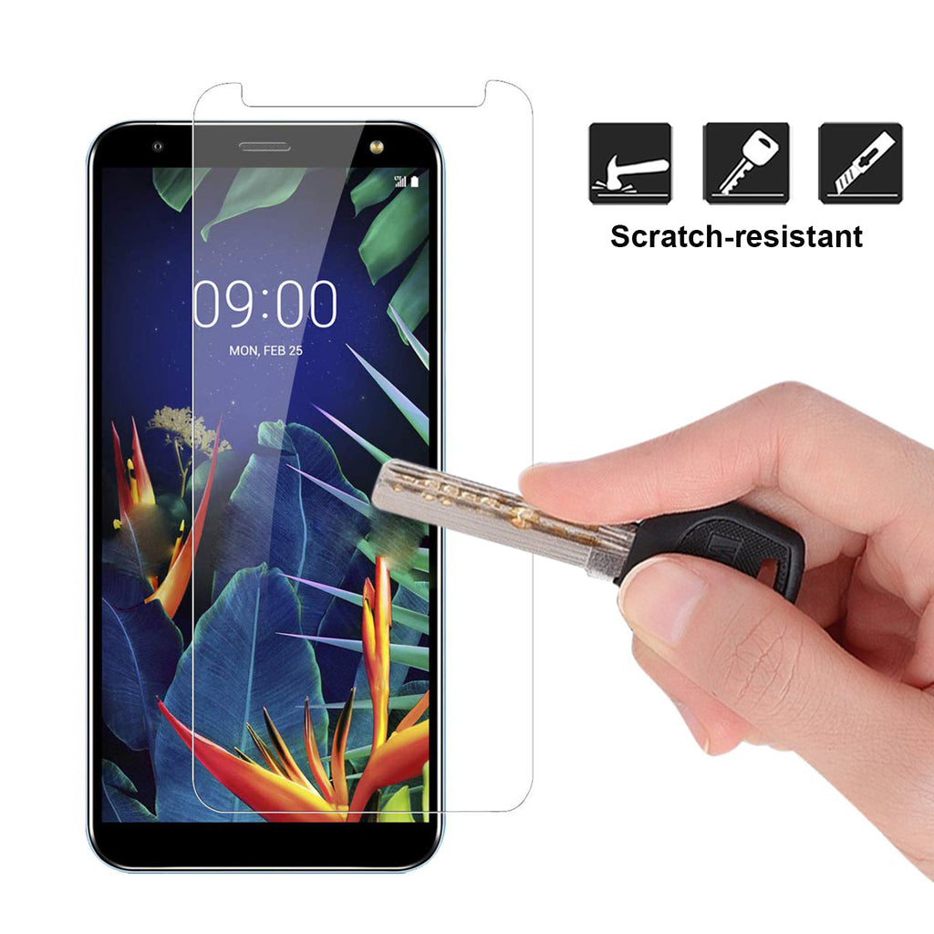 Reiko LG K40 Tempered Glass Screen Protector in Clear | MaxStrata