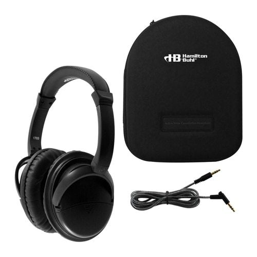 HamiltonBuhl Deluxe Active Noise-Cancelling Headphones with Case | MaxStrata®