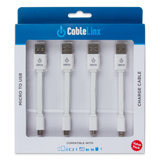 ChargeHub CableLinx Value Pack of 4 Micro to USB Cables | MaxStrata®