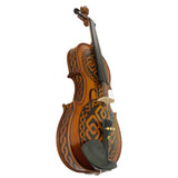 Rozanna’s Violins Celtic Love Violin Outfit 4/4 | Includes Bow, Rosin, Case & Strings | MaxStrata®