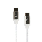 CableLinx Elite 8" USB-C to USB-C Charge & Sync Braided Cable | MaxStrata®