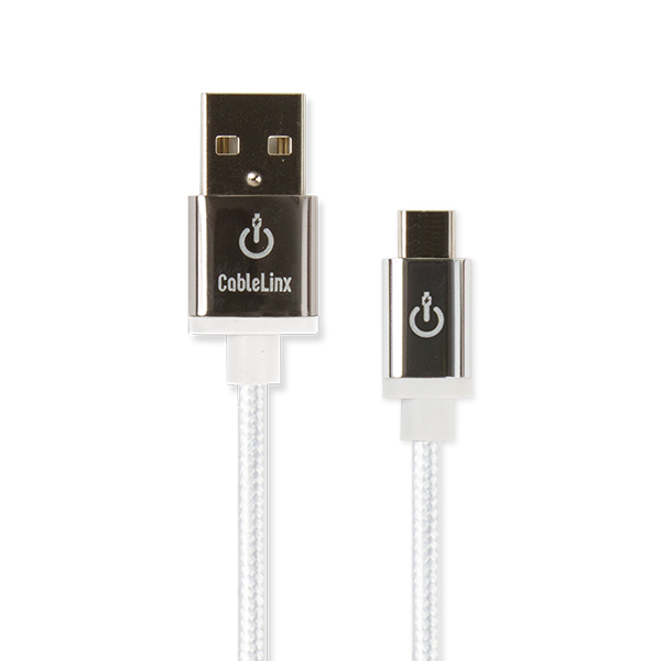 CableLinx Elite 8" Micro to USB-A Charge & Sync Braided Cable | MaxStrata®