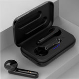 Reiko Tws Wireless Earbuds with Charging Case Macaron Finishing in Black | MaxStrata