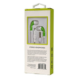 Reiko In-Ear Headphones with Mic in Green | MaxStrata