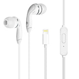 Reiko In-Ear Headphones with Mic for IOS in White | MaxStrata