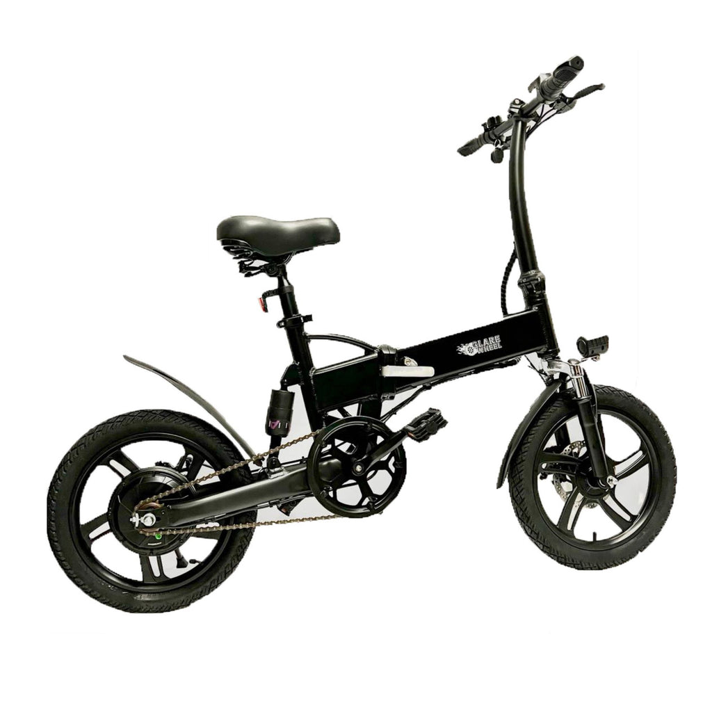 GlareWheel EB-X3 Folding Electric Bike | 32 Mile Range with Pedal Assist | MaxStrata®