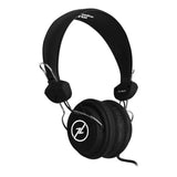 HamiltonBuhl Sack-O-Phones, 5 Black Favoritz Headsets with In-Line Microphone and TRRS Plug | MaxStrata®